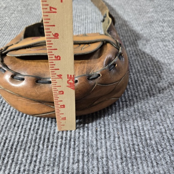 Handmade Tooled Leather Crossbody Saddle Bag Purse Brown Western Boho - Picture 10 of 13